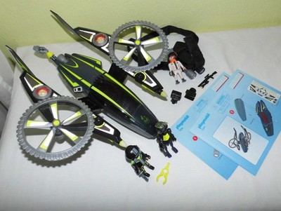 Playmobil 5287 Top Agents RoboGangster Razorcopter 5290 Spionage Stirn Lampen BA