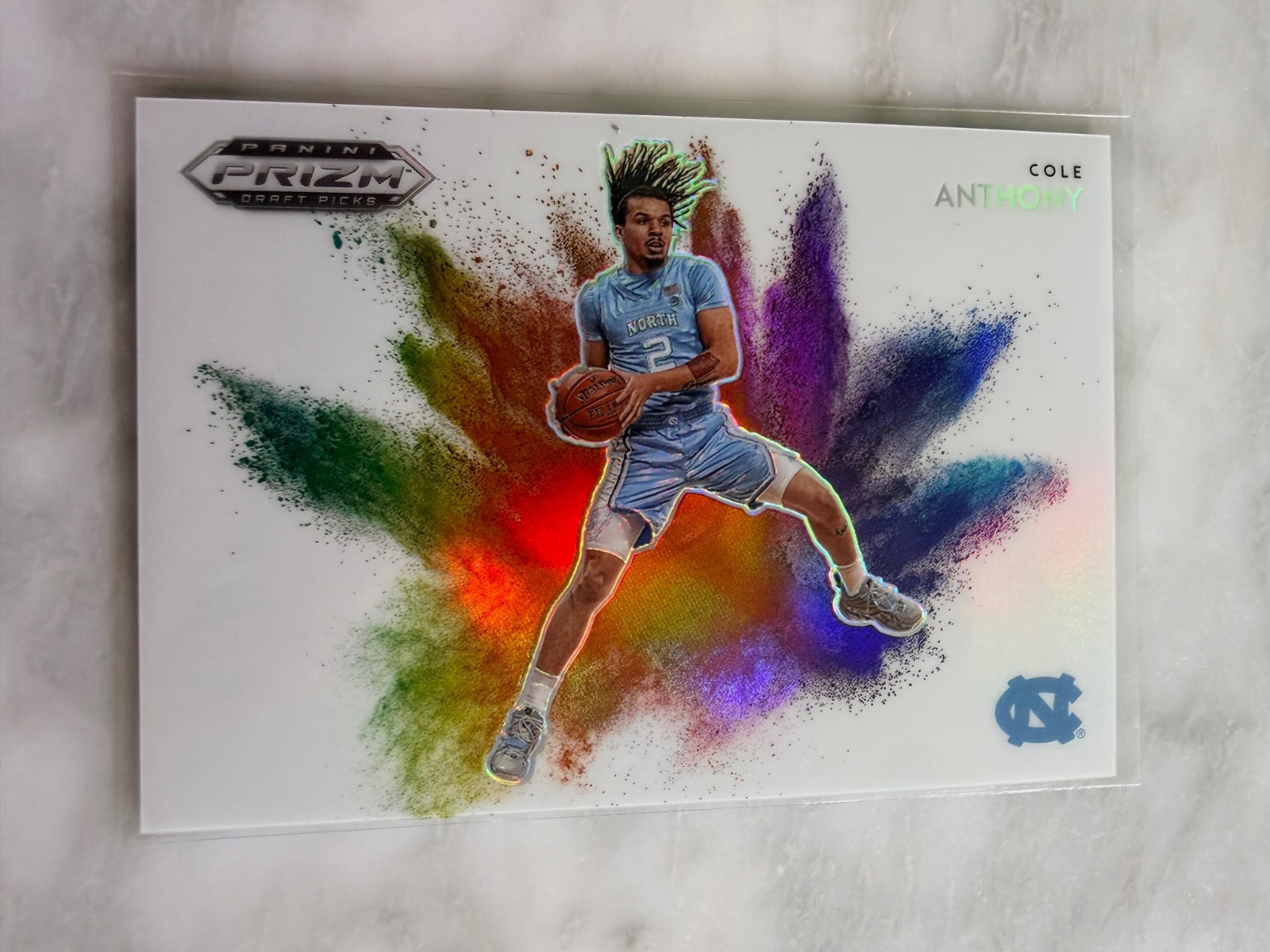2020 Prizm Draft Picks Cole Anthony Color Blast SSP