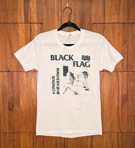 90s Black Flag Nervous Breakdown Single Stitch Short 1990s vintage concert t-shirt, vintage, size M, single stitch, B+ condition