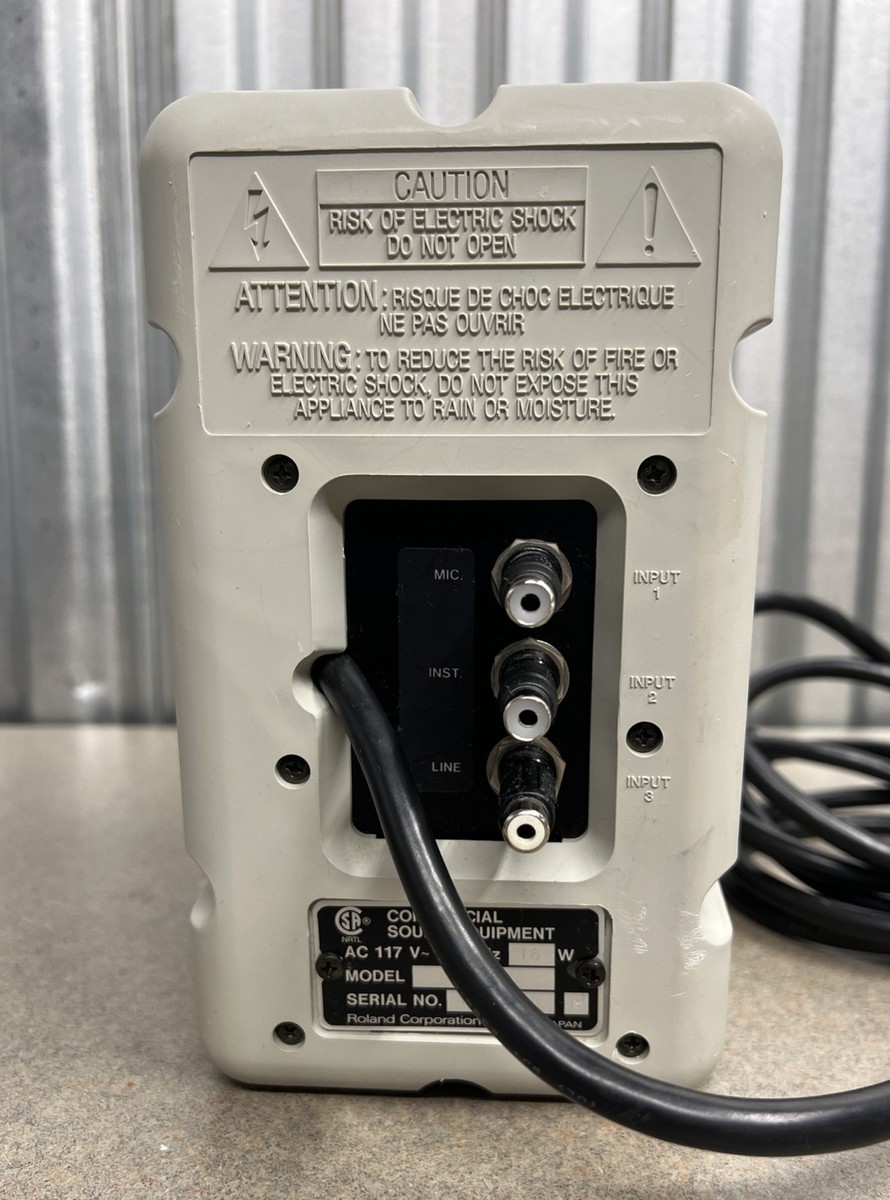 Roland MA-12C Stereo Micro Monitor Single Powered Speaker | eBay