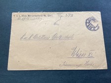 ICOLLECTZONE WW1 KUK Letter postal history (B900-21)
