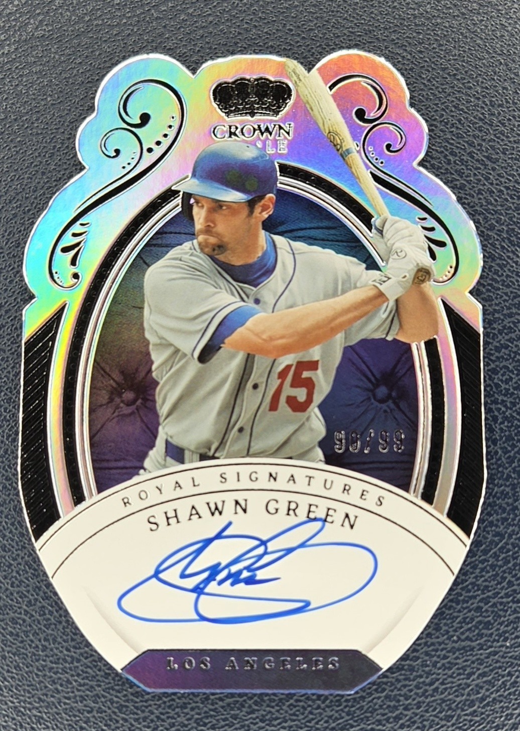 SHAWN GREEN 2023 Panini Chronicles Crown Royal Signatures 90/99 #RS-16