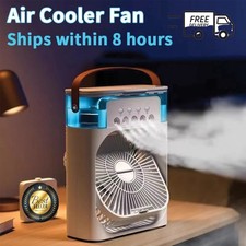 3 In 1 New Fan Air Conditioner Household Air Cooler LED Night Light Portable