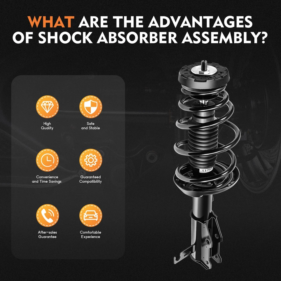 Conjunto de amortiguador amortiguador amortiguador puntales delanteros completos para Buick Lacrosse 2010-15 Foto 3 de 4