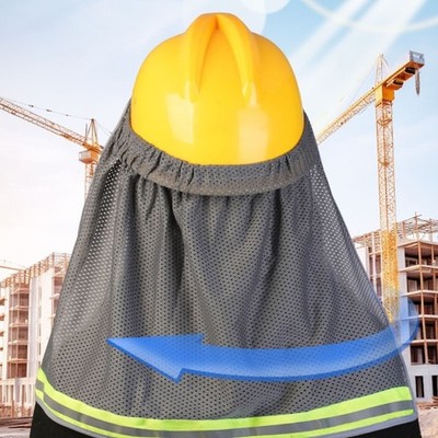 Outdoor Work Sun Shade Helmet Cover Detachable Breathable Hard Hat Sun Shade