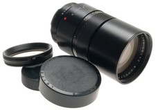 ELMARIT-R 1:2.8/180mm LEICA SLR BLACK CAMERA LENS f 180mm CLOSE UP LENS VIII CAP