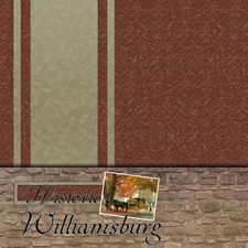 Historic Williamsburg, scrapbook paper, Scrapbook Customs 14420