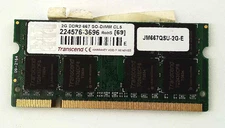 Transcend 🔧 2GB DDR2-667 PC2-5300S SO-DIMM Laptop RAM 🟥 ☆
