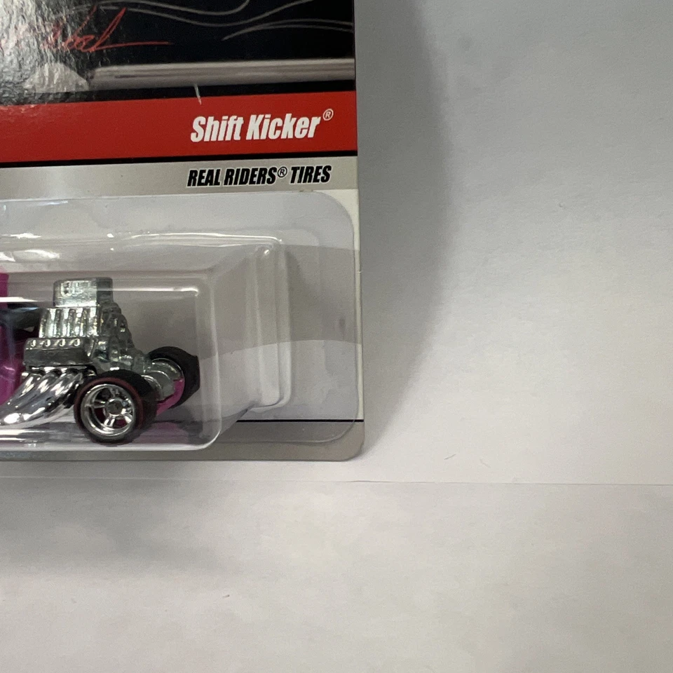 Hot Wheels Larry's Garage (2008) Mattel Pink Shift Kicker Toy Car 16/20  - Image 3 of 4
