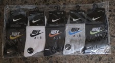 Nike Dri-Fit Cushion Quarter Crew Size EUR 41-47 UK 5-9 10 Pairs