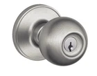 (Lot of 12) SCHLAGE J Series J54BB K11 630 Single Cylinder Keyed Entry Door Knob
