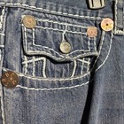 Vintage True Religion Joey Super T Jeans Mens 40x34 Made in USA Y2K Blue — photo 3