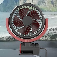 Portable USB Car Cooling Air Fan 8.2inch Tall