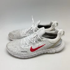 Nike Sneakers Mens 12 Free Run 5.0 633087-006 White Athletic Gym Running Shoes