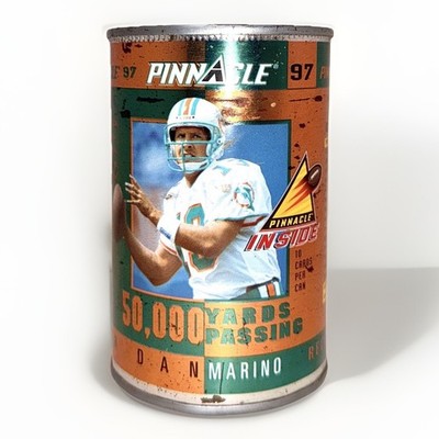 1997 Pinnacle Inside Dan Marino 50,000 Yards Record Breaker Can EMPTY Tin Only