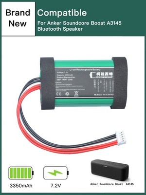3350mAh 7.4V Battery For Anker Soundcore Boost A3145 Bluetooth Speaker
