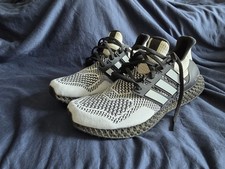 adidas Ultra 4D White Black Geometric Low Top...