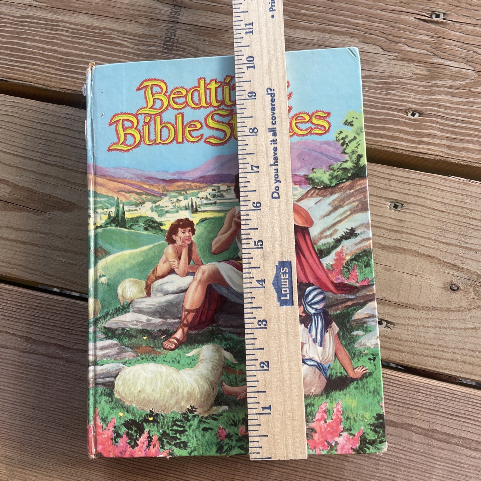 Vintage 1955 Bedtime Bible Stories Children Hardcover, Whitman Publishing,  USA