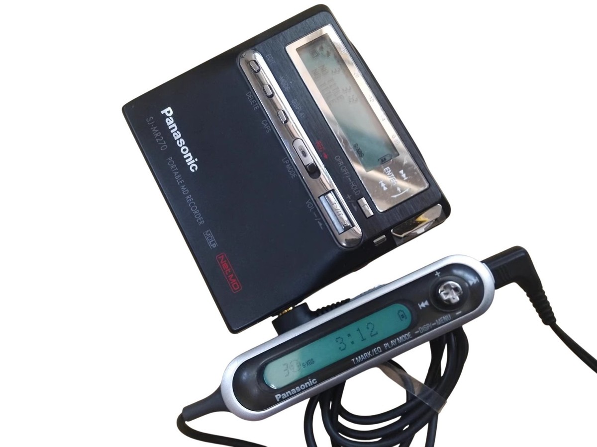Panasonic ポータブルMDレコーダー SJ-MR270 ブラック Used Remote Control For Panasonic MD SJ-MR270 | eBay