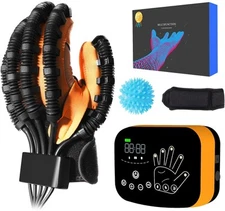 Rehabilitation Robot Gloves Finger Trainer Hand Stroke Recovery Home Equipment