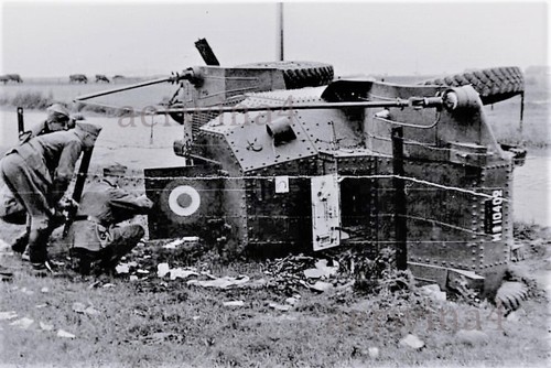 Panhard AMD 178 casemate commandement/radio, France 40, 1:35 résine ALBY - Foto 9 di 9
