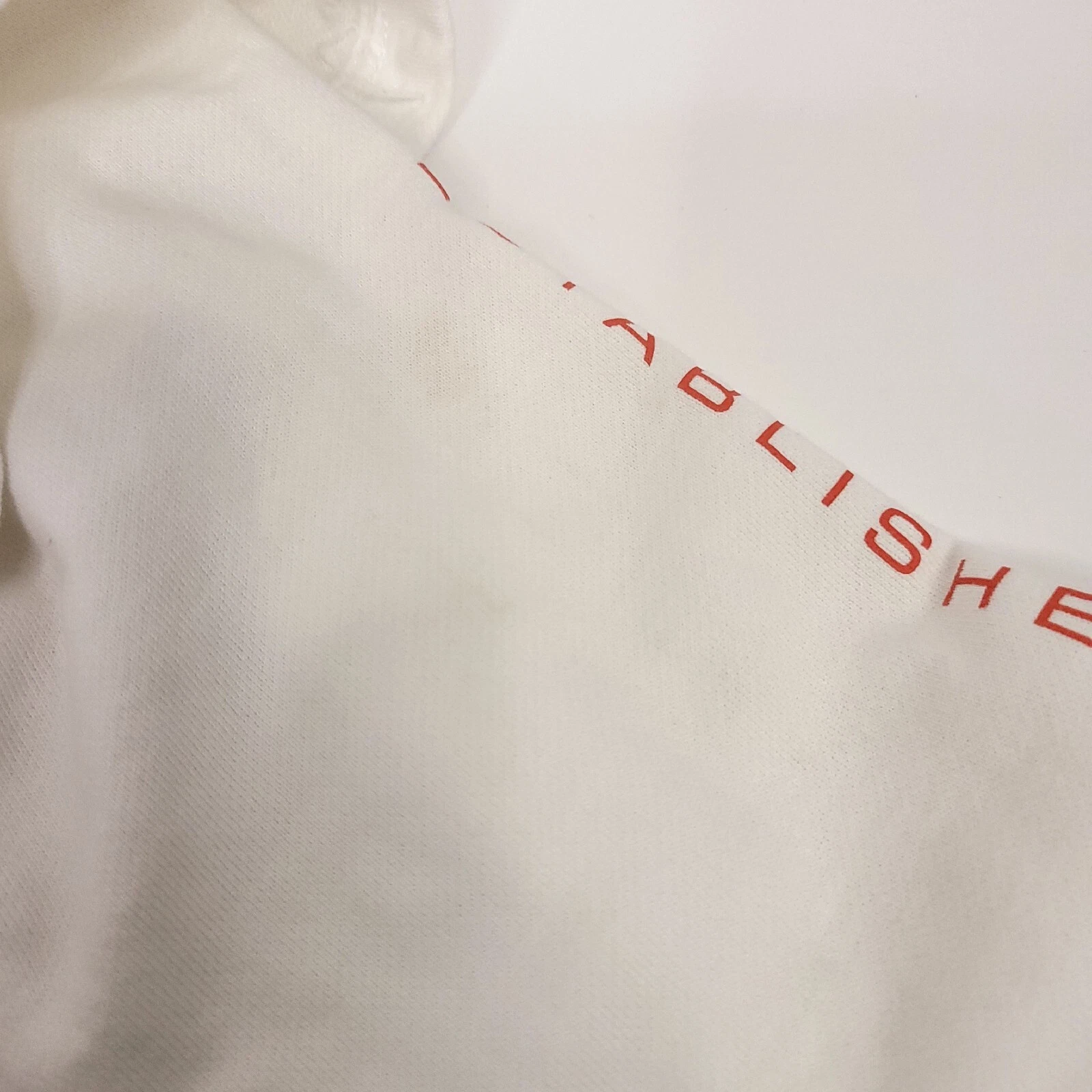 OFF WHITE Maglione pullover Tommy Hilfiger da uomo M felpa manica bianca incantata