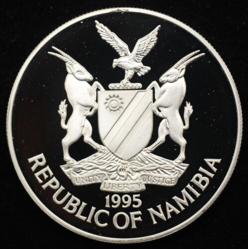 1995 Republic of Namibia $10 Silver Proof Coin - .925 Silver (P0148)