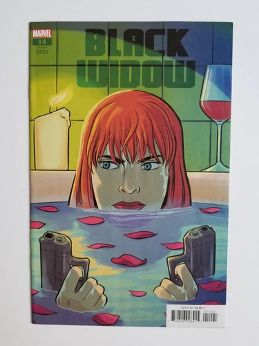 Black Widow #14 (2022 Marvel Comics) Natacha Busto Variant Cover ~ VF+