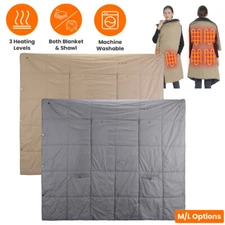 Heated Blanket Winter Warm Electric USB Battery Powered Heating Blanket Coat