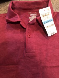 burgundy shirt for baby boy