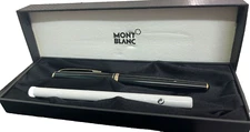 NEW Montblanc Meisterstuck Meisterstück Gold Coated Black. NEW