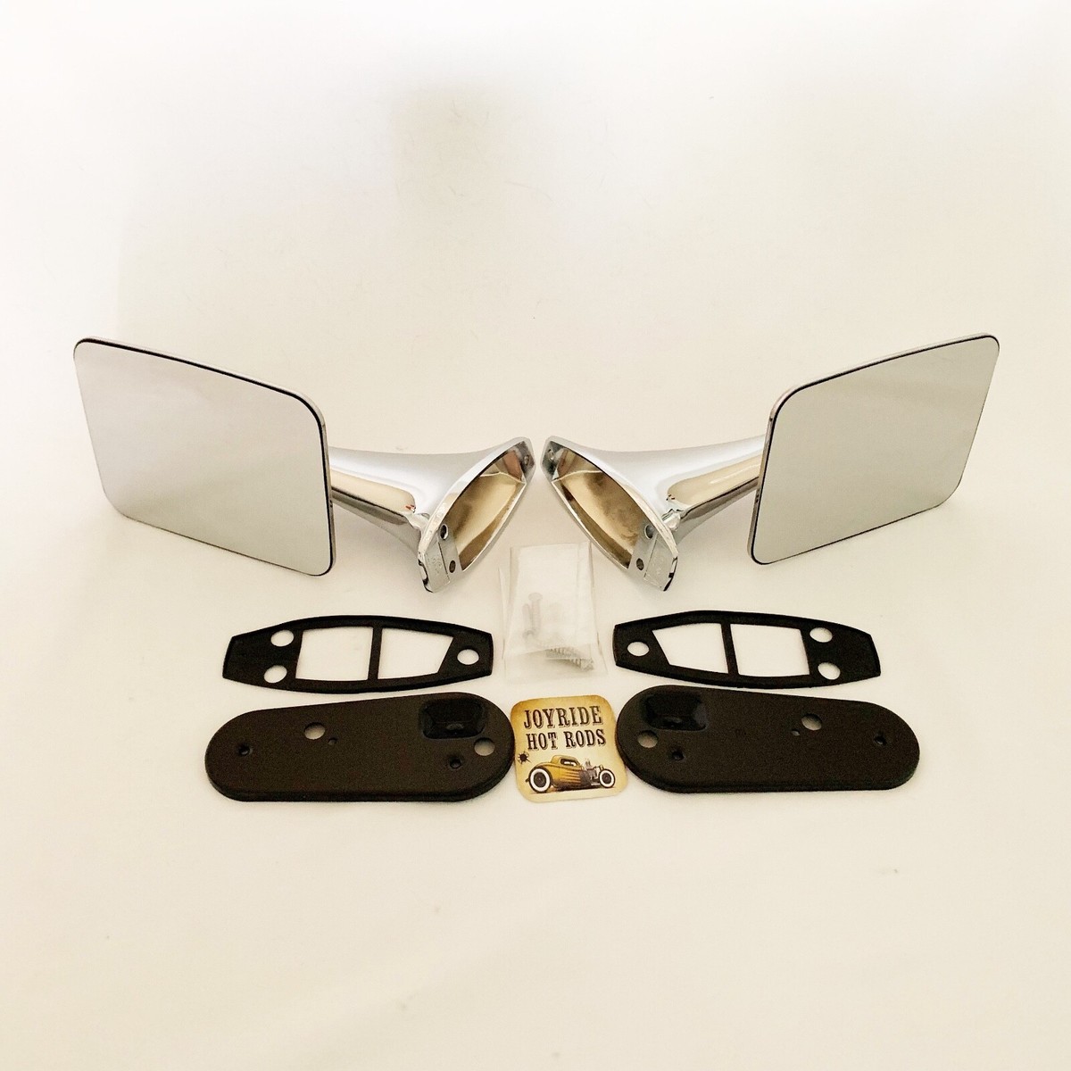 M742 昭和レトロ レア 当時物 EASY BOYS ミラー 鏡 自立式 1970-72 Chevy- GMC Truck Door Mirrors- Chrome S/S- 1 Pair Also