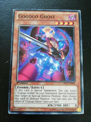 Yu-Gi-Oh! TCG Card: Gogogo Ghost (CBLZ-EN002) - Common 1st Edition From Cosmo Blazer Set - View #2