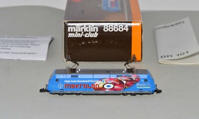 Z Scale Marklin 88684 DB AG Class 101 ''Bayer makrolon'' Electric Locomotive LNIB