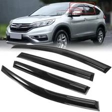 For 2012-2016 Honda CRV CR-V JDM 3D Wavy Mugen Style Window Visors Vent Guards