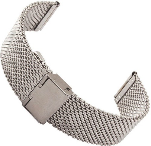22mm Mesh Stainless Steel Bracelet Wrist Watch Band Strap Fit WENGER SWISS ARMY - Picture 2 of 4