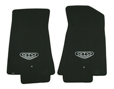 LLOYD Classic Loop FRONT FLOOR MATS Ebony mats with GTO logo 2004 Pontiac GTO 