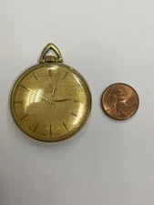 1950s Vintage Lanco Pocket watch DIAL 17 Jewels Swiss Made Ticks Plaque G 10 LDC