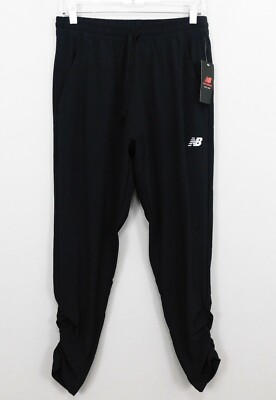 New Balance x Isaac Mizrahi Live! Drawstring Woven Pants, Black, Small