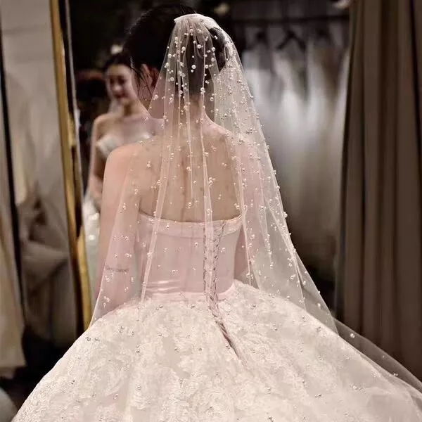 Bridal veils best sale chapel length
