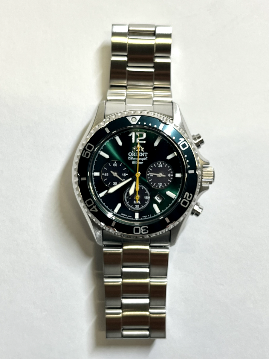 ORIENT Mako Solar Chronograph RN-TX0204E Men's Watch Sapphire