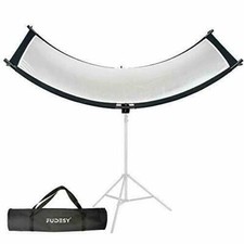 FUDESY Clamshell Light Reflector/Diffuser, Curved Photography Lighting 67"x24"