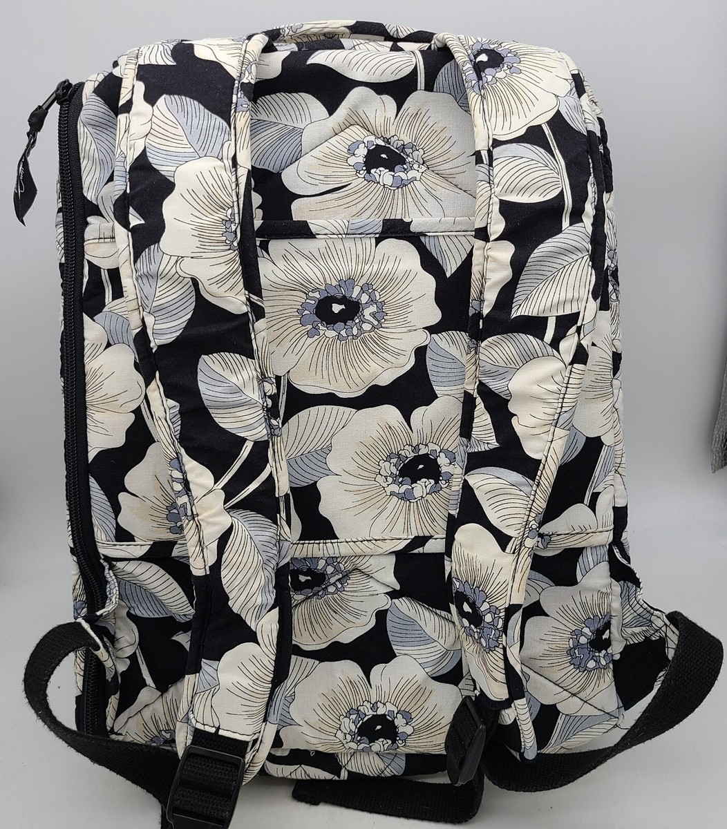 Vera Bradley Camellia Pattern Quilted Backpack‎ Vera Bradley 2012 Retired Camellia Pattern Quilted Backpack  main image 3
