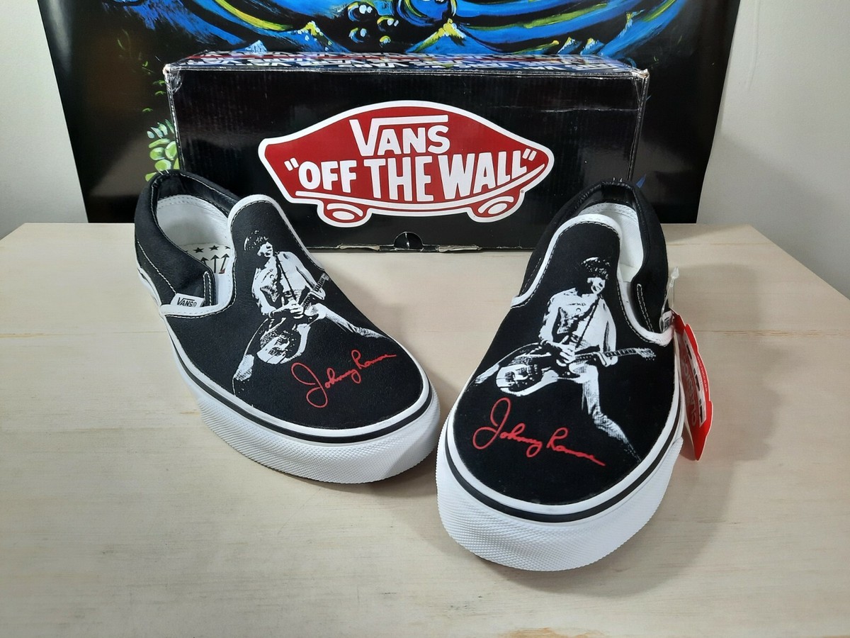 Vans Classic Slip-on X Ramones Johnny Ramone 9.5 | eBay