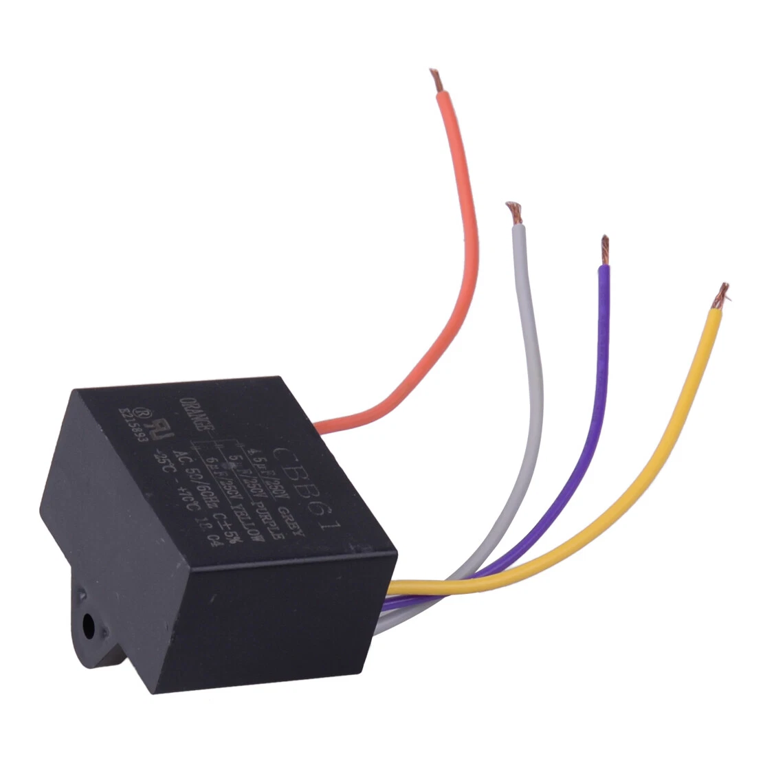 Cbb61 Ceiling Fan Capacitor - High-quality Aluminum Case, 4.5uf 5uf 6uf, Black | Self-healing, Long Lifetime Over 100,000 Hours At Best Price In Delhi | U-con Capacitor - Foto 7