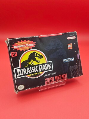 Jurassic Park (Super Nintendo, SNES) Complete in Box CIB