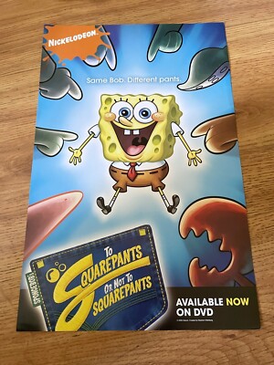 SpongeBob To SquarePants Or Not To 2009 Comic-Con SDCC mini 11x17 promo poster