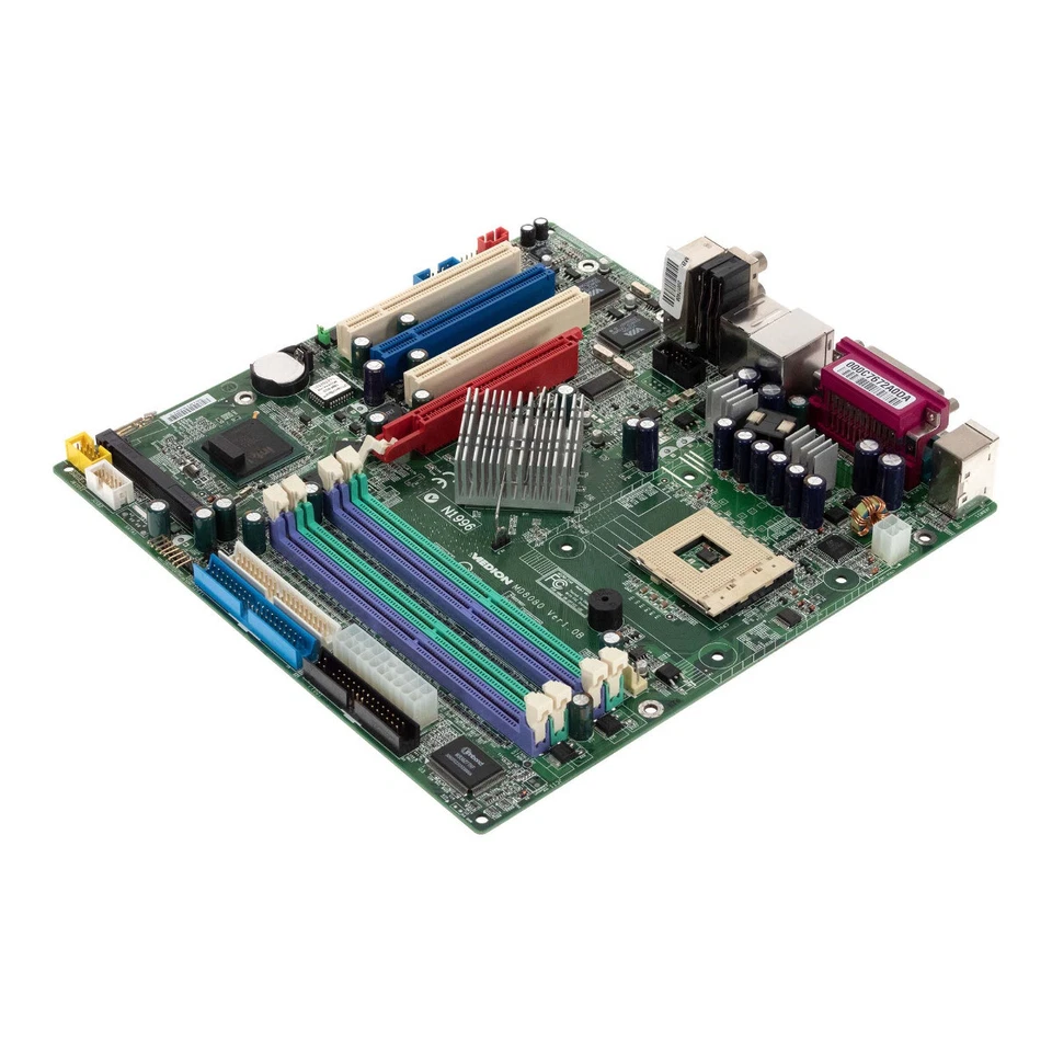 Scheda Madre Matx MEDION MD8080 Ver1.0B Presa 478 DDR AGP PCI - Immagine 3 di 3