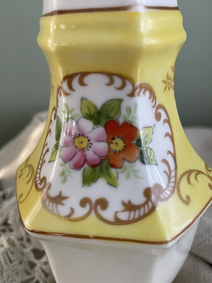 Sugar Caster Shaker Morimura Japan Hand Painted Porcelain Floral Tableware China - Image 3 of 4