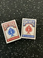 Bicycle Playing Cards Standard Face Poker Card 1 Red - 1 Blue 2 Decks NEW Sealed